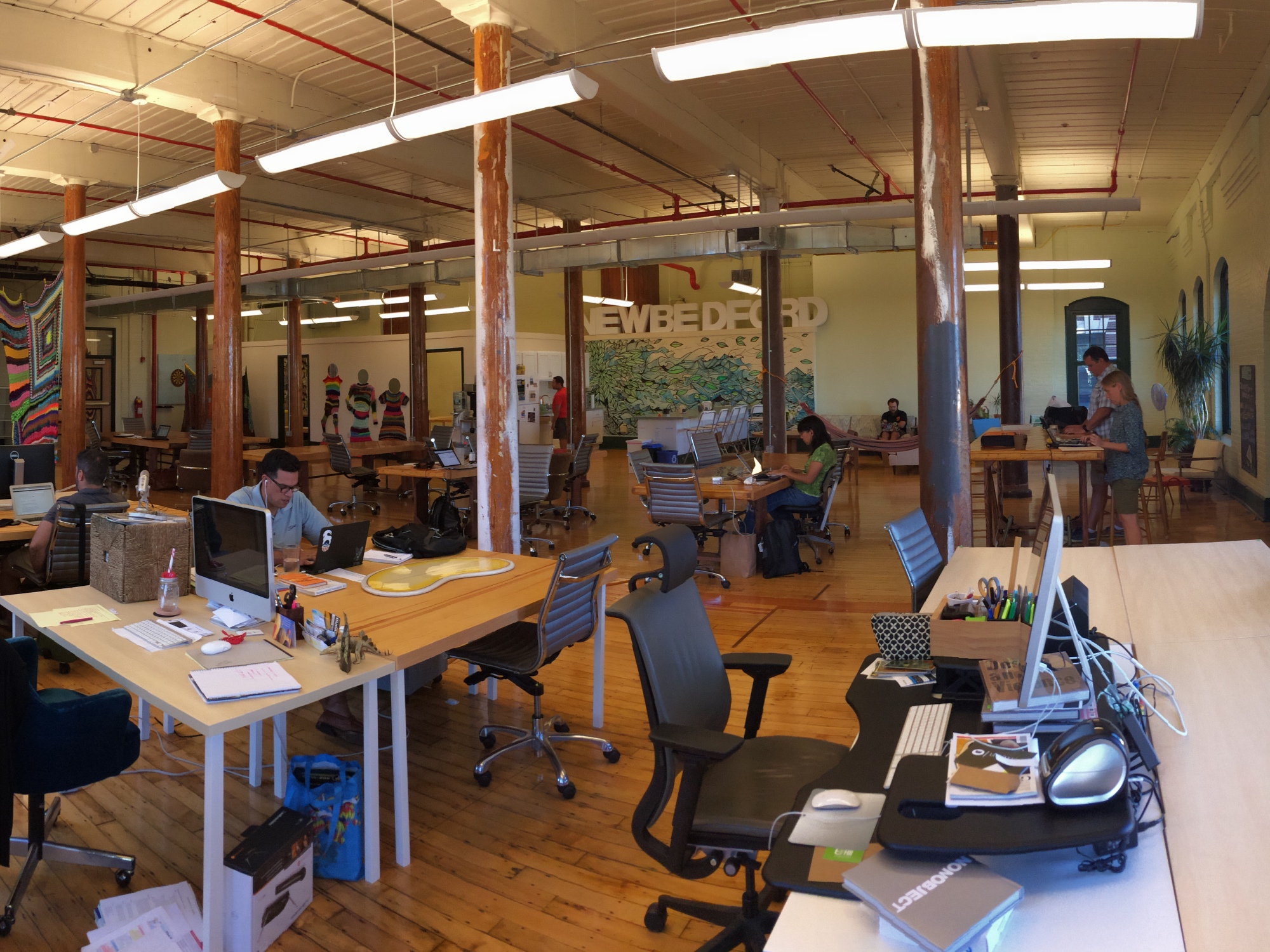 Groundwork co-working space in New Bedford, MA